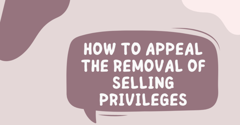 How to Appeal Against Amazon Selling Privileges Removal [Step-by-Step Guide]