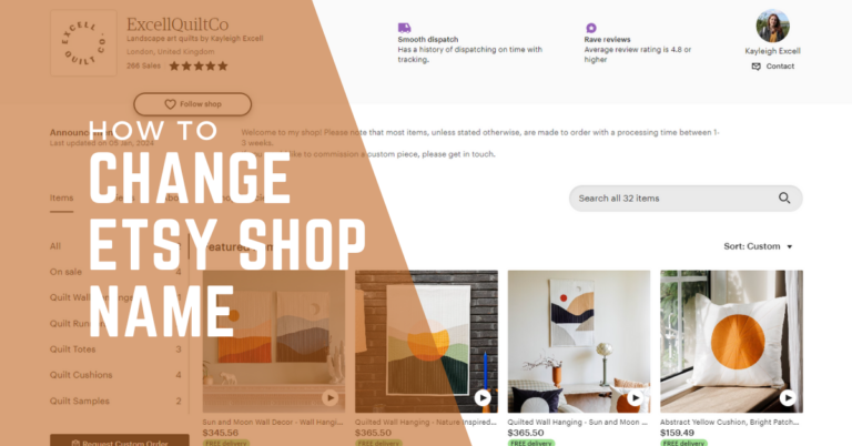 Rebranding Your Etsy Shop? Follow This Checklist After a Name Change